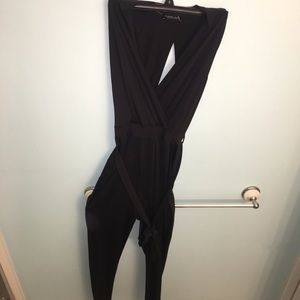 Black fashion nova jumpsuit